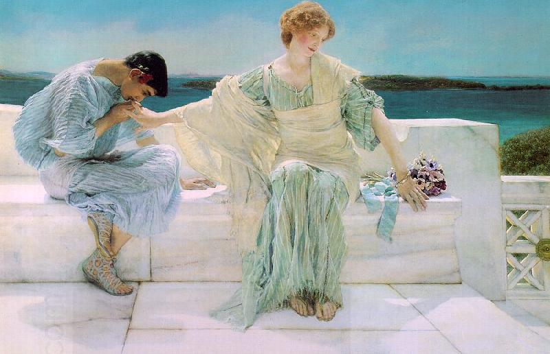 Alma Tadema  Ask Me No More